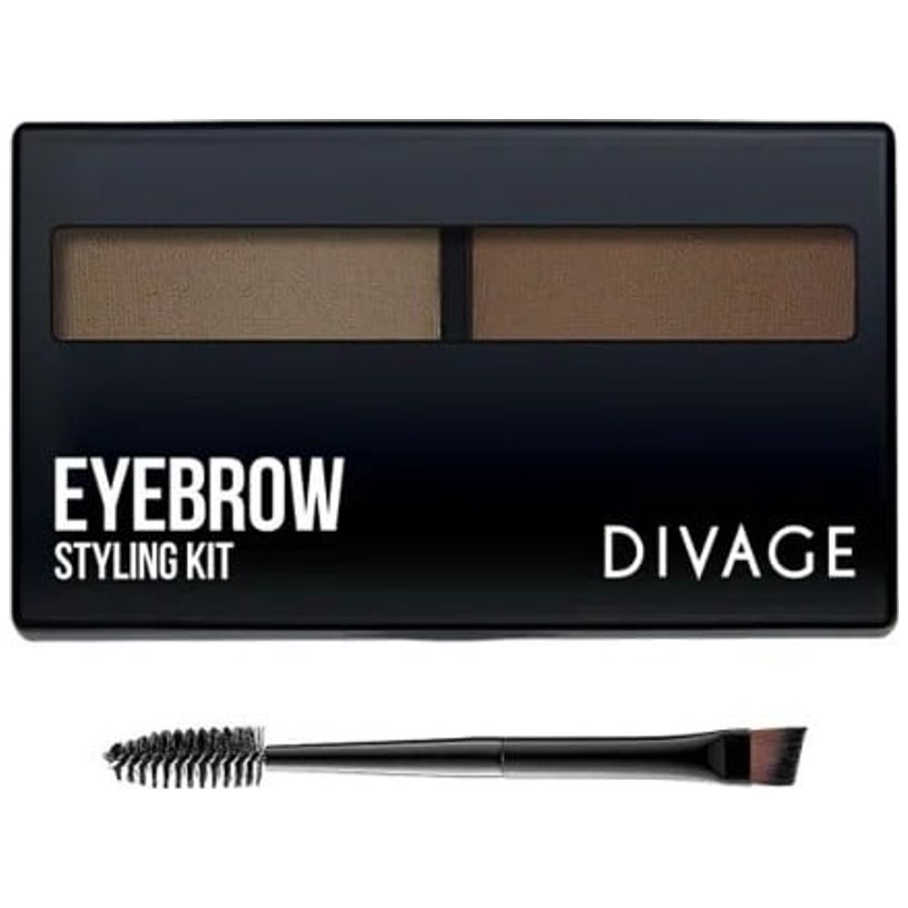 Divage Eyebrow Styling Kit, Nr. 01 - Brown
