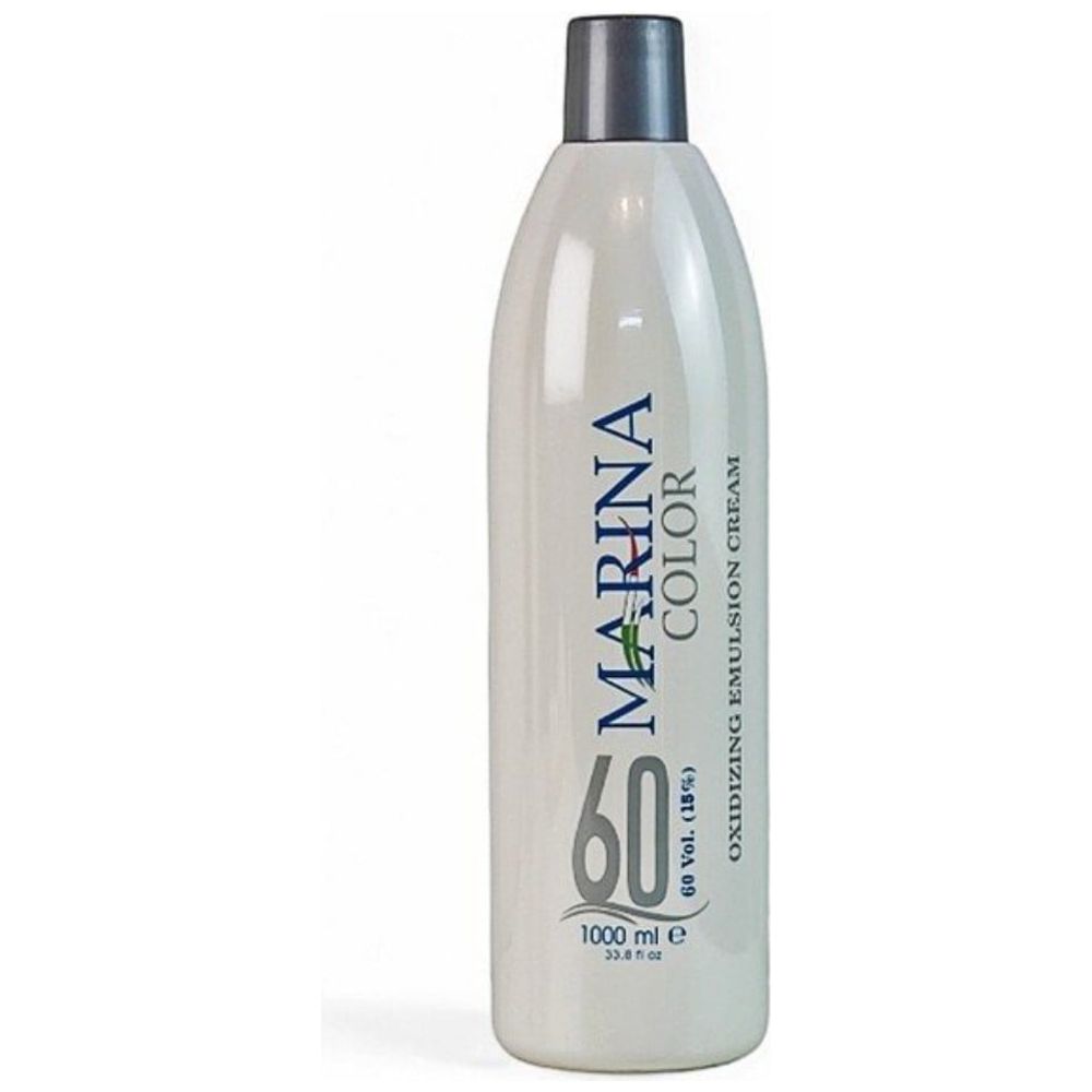 Marina Color Oxidizing Emulsion Cream For Activating Hair Color and Intensive Lightening, 60 Vol - 1000ml