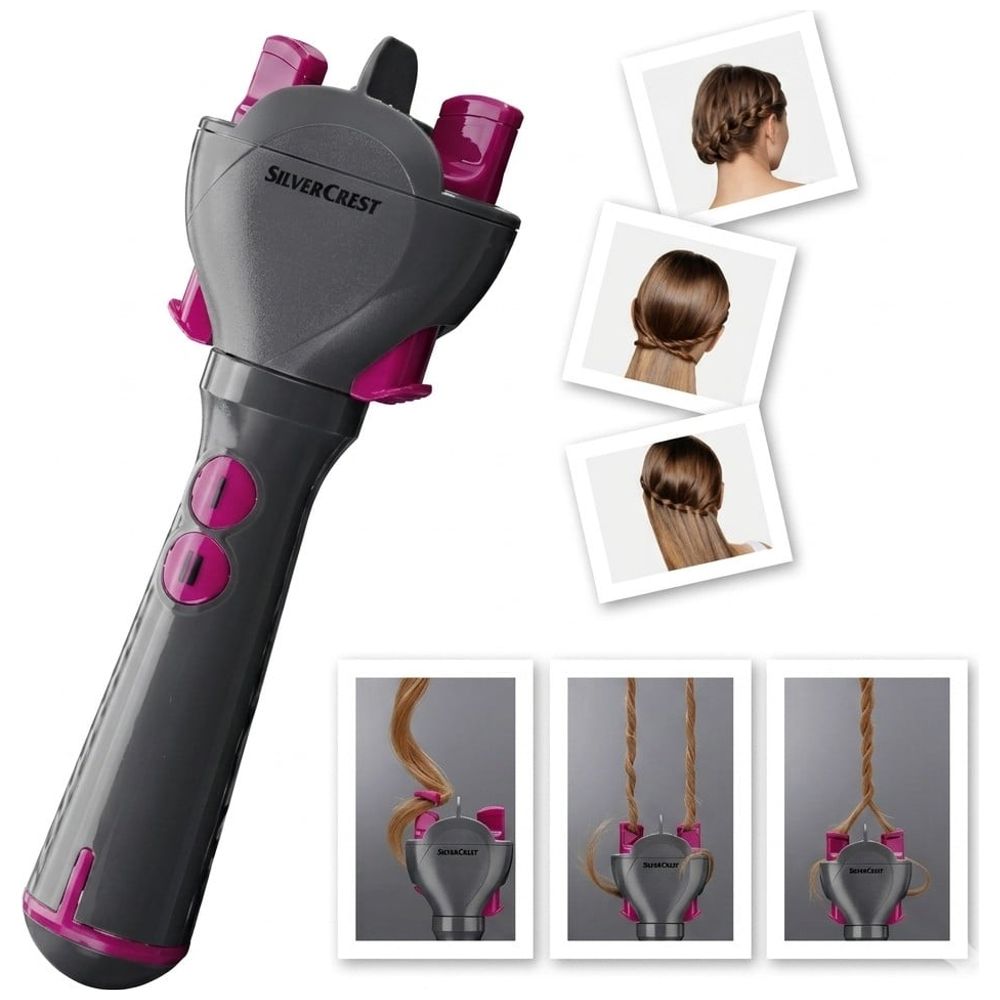 Silver Crest Silver Crest Hair Twister - Automatic Braiding Device - Grey