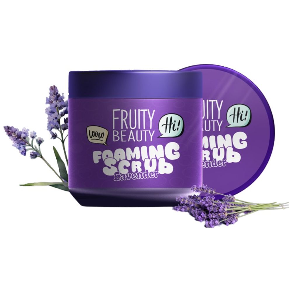 Fruity Beauty Foaming Scrub - Lavender, 600ml 600ml