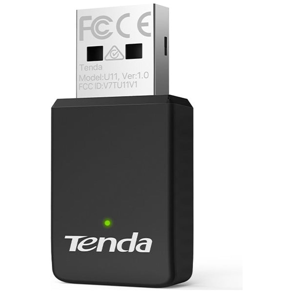 Tenda Tenda U11 - AX900 Dual-band Wi-Fi 6 USB Adapter - Black