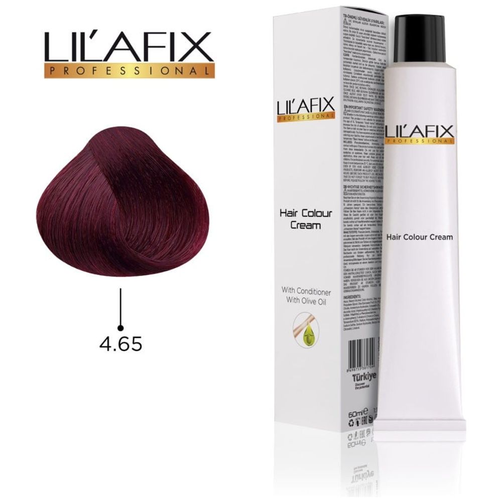 LILAFIX LILAFIX Hair Colour 4/65 - 60ml, Wine Red 60ml