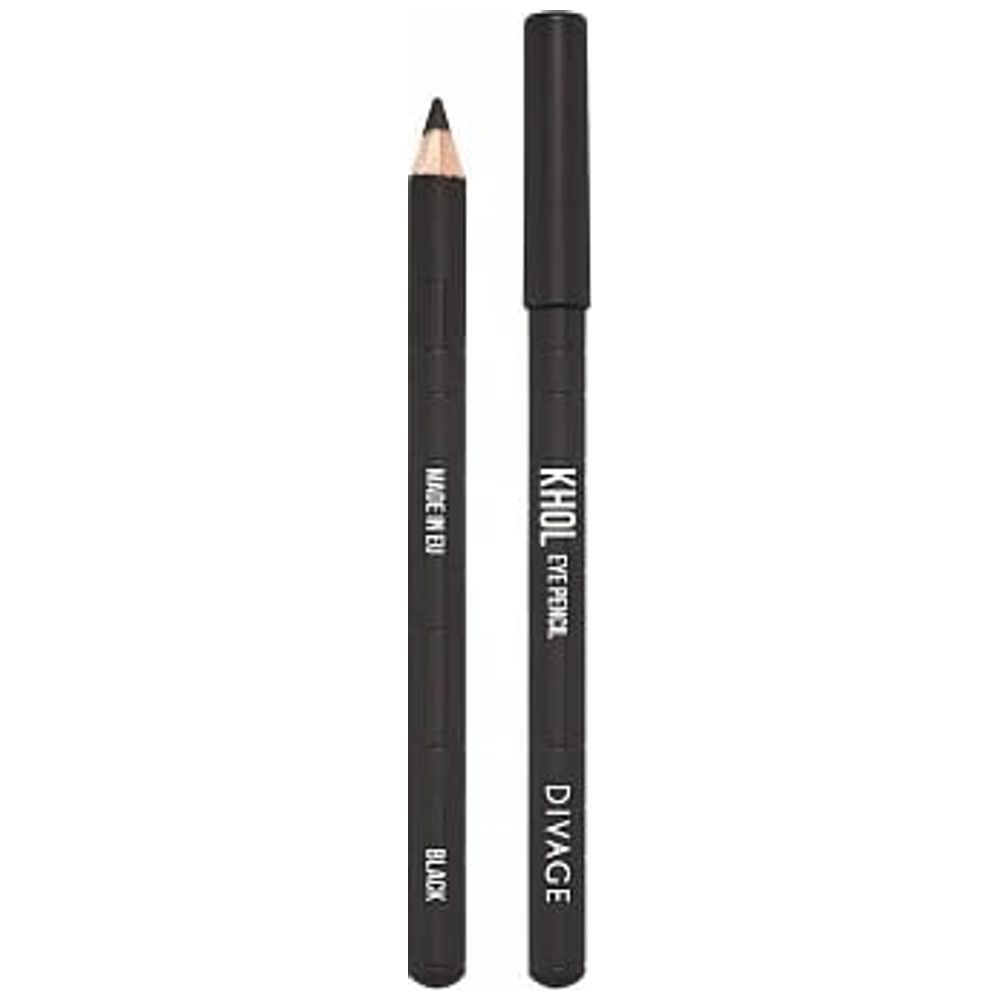 Divage Divage Eye Pencil Khol - Creamy texture, Black Black
