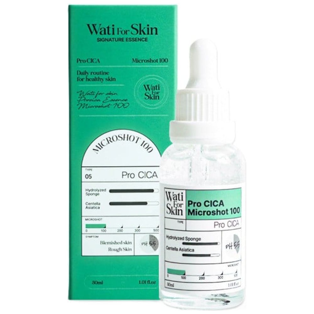 Wati For Skin Pro CICA Microshot 100 Soothing Essence - 30 ml