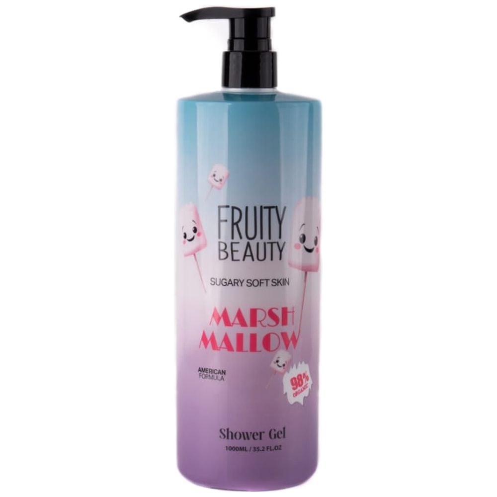 Fruity Beauty Sugary Soft Skin Marshmallow Shower Gel - 1000ml