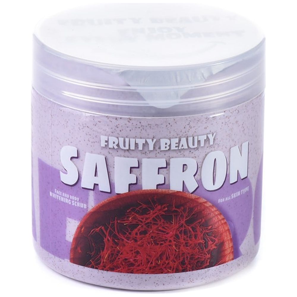 Fruity Beauty Face & Body Scrub, Saffron - 521 ml