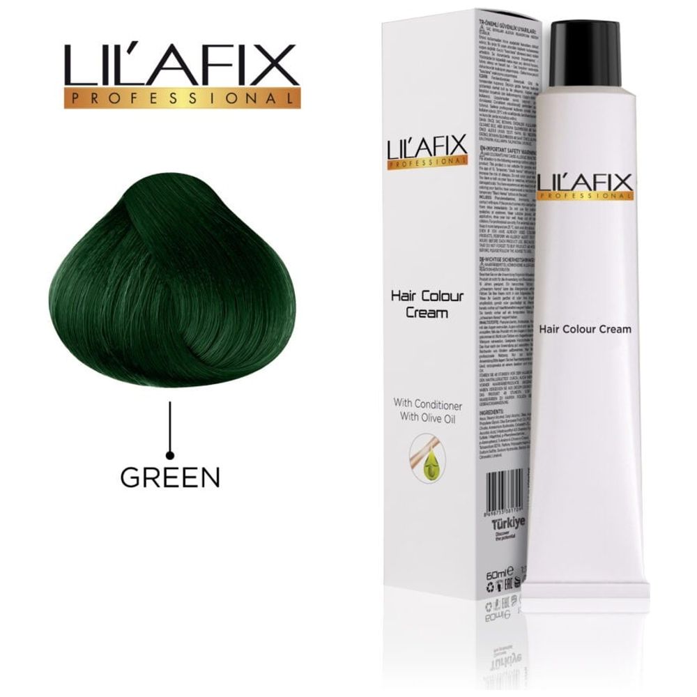 LILAFIX LILAFIX Hair Colour - 60ml, Green 60ml