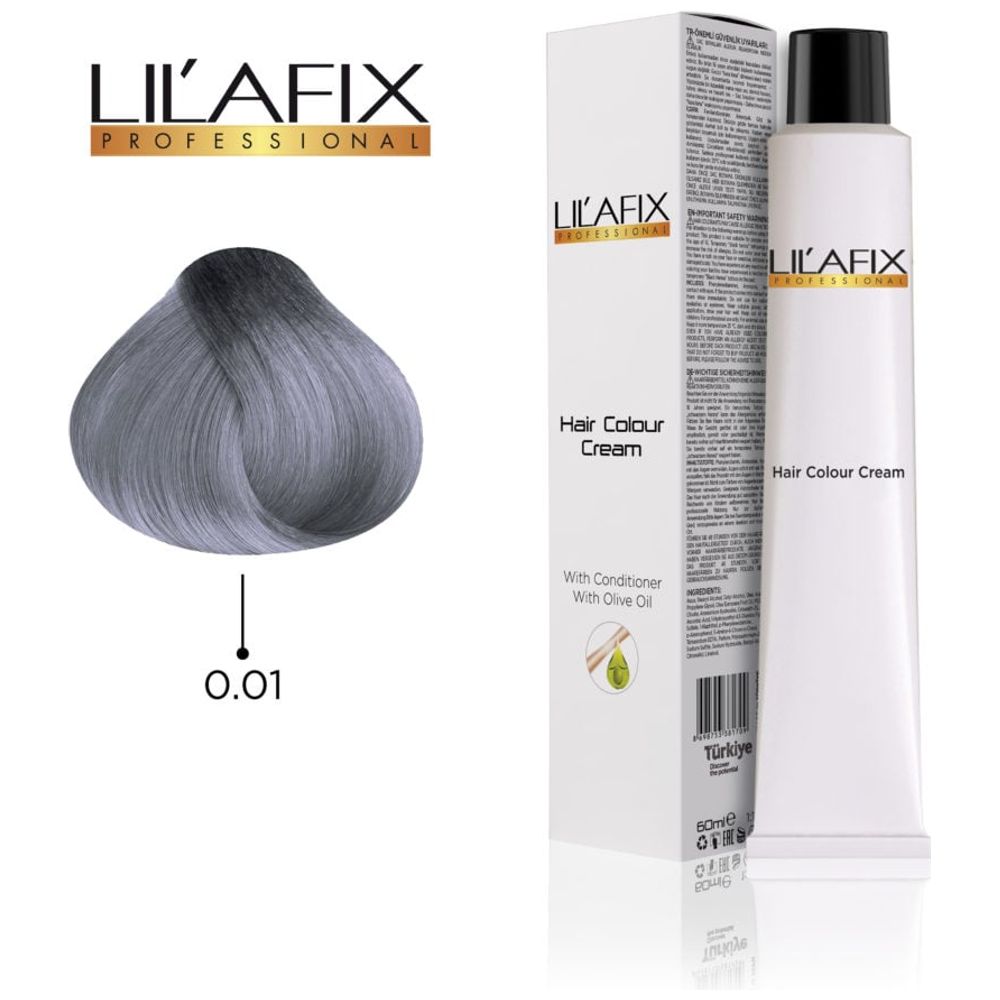 LILAFIX LILAFIX Hair Colour 0/01 - 60ml, Silver 60ml