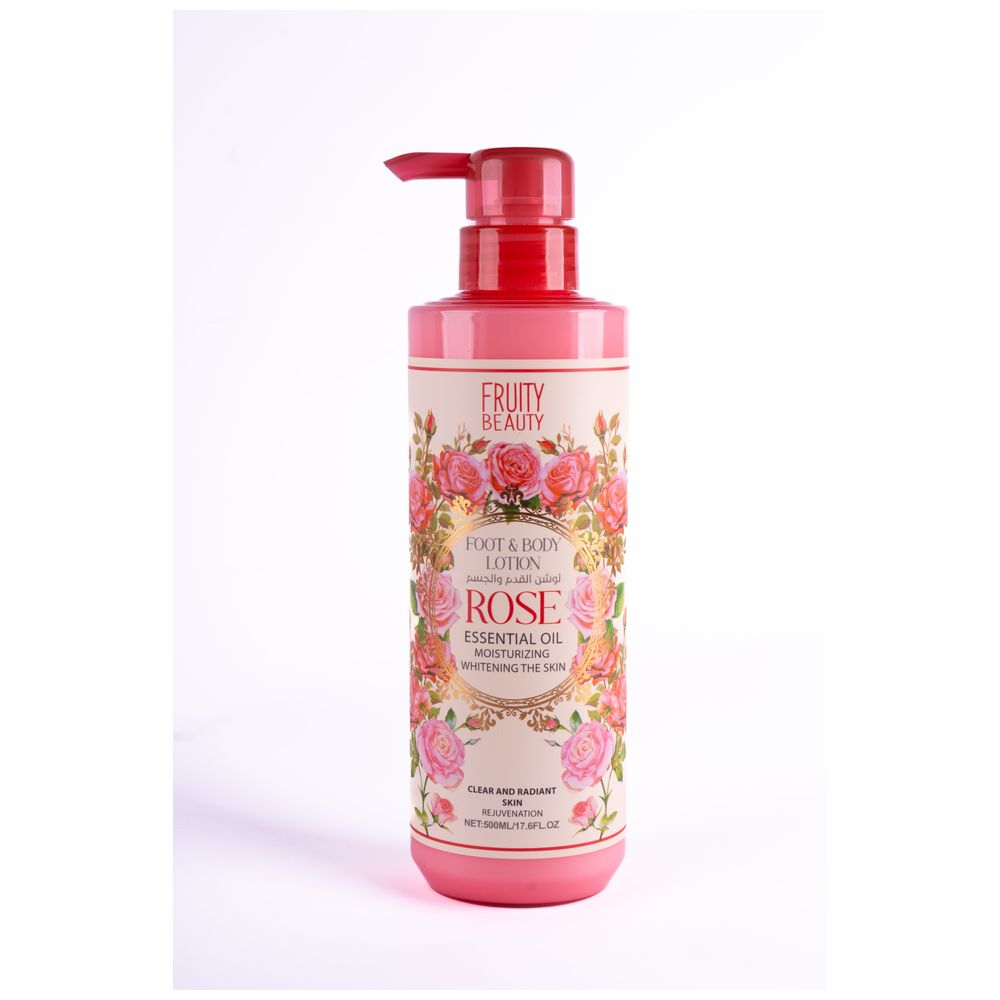 Fruity Beauty Fruity Beauty Foot & Body Lotion, Rose  - 500ml 500ml