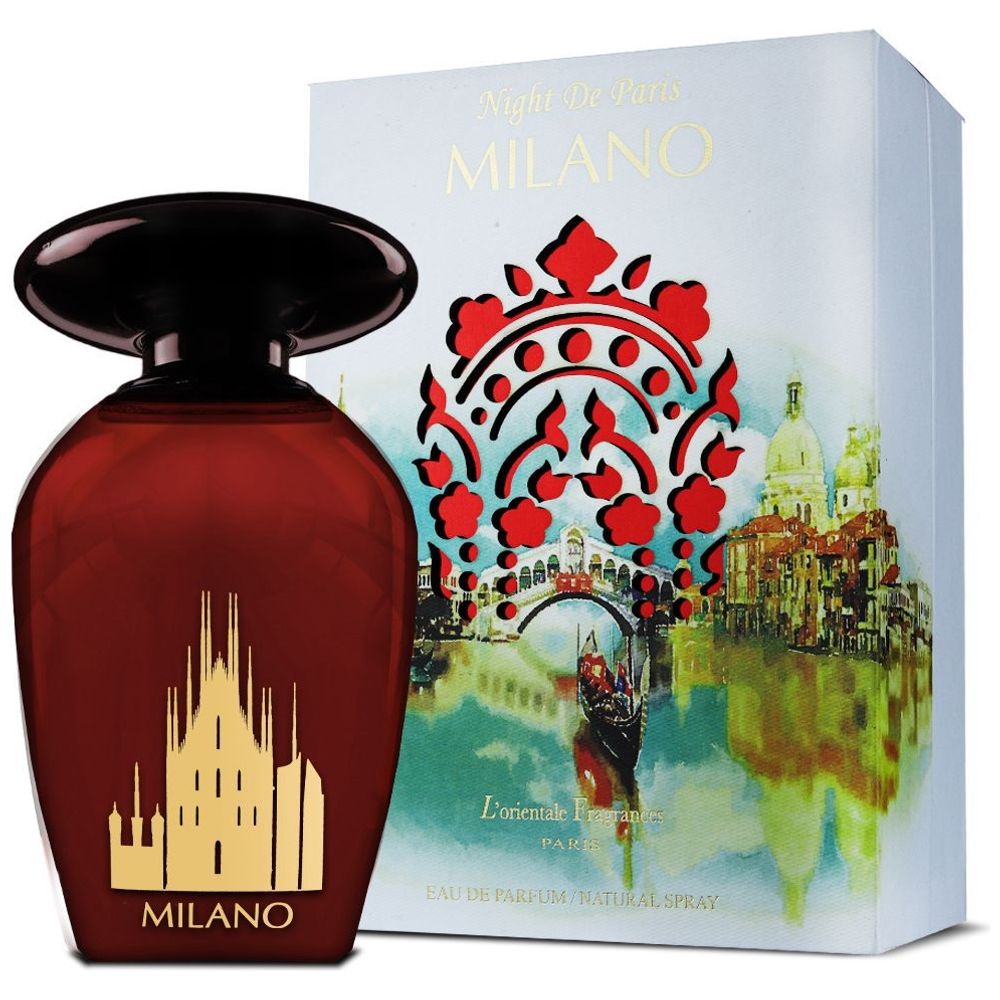 Night De Paris Milano by L'orientale Fragrances For Unisex - Eau de Parfum, 100 ml