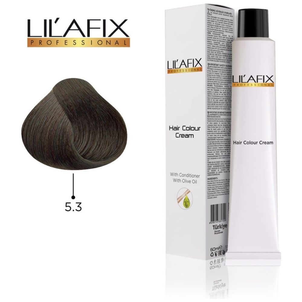 LILAFIX Hair Colour 5/3 - 60ml, Light Brown Doré