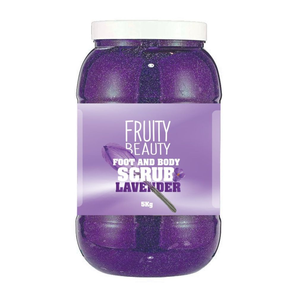 Fruity Beauty Foot & Body Scrub Lavender  - 5kg