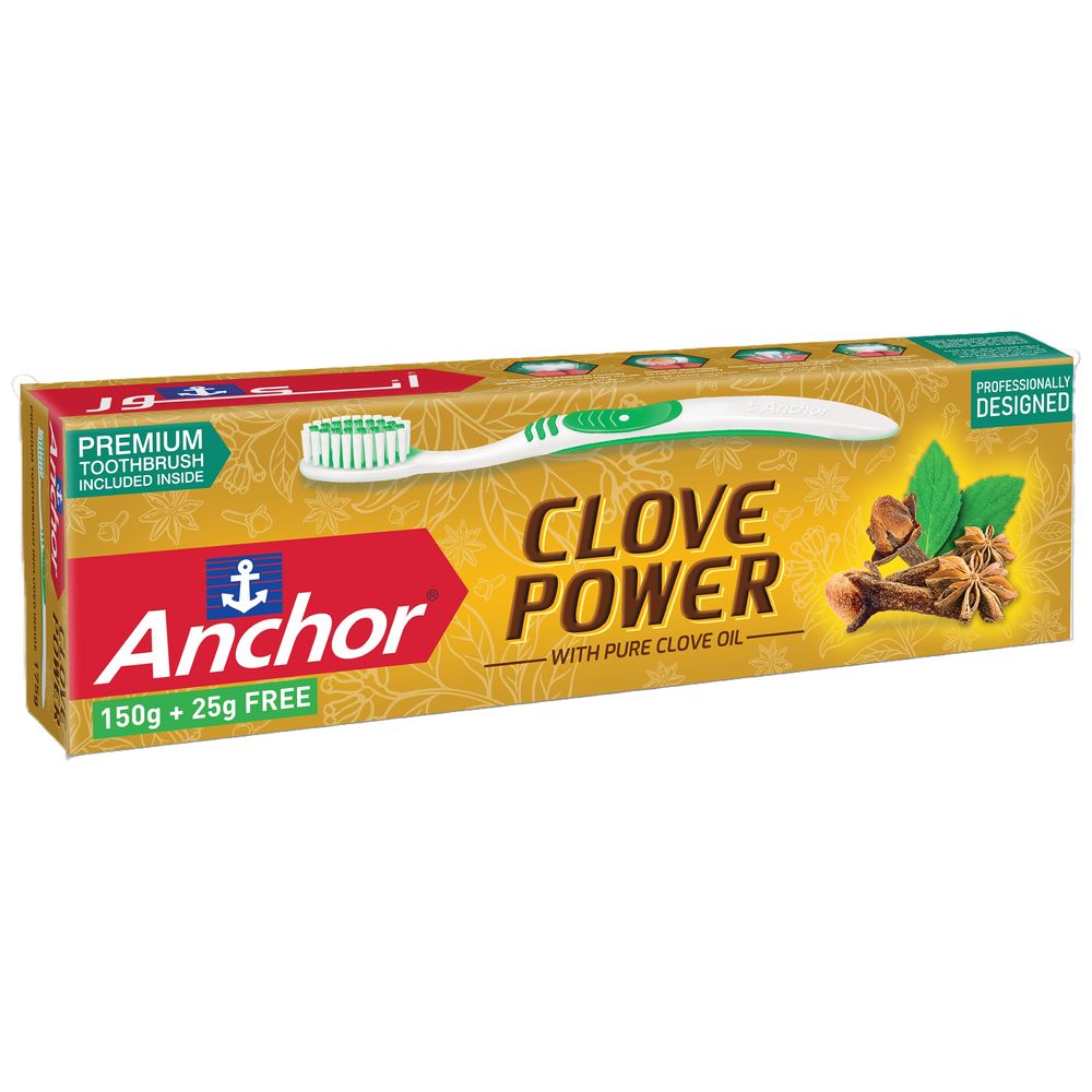Anchor Clove Power Toothpaste With Toothbrush - 175g