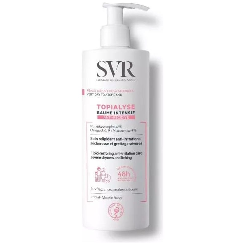 SVR Topialyse Baume Intensif Balm - soothes itching and deeply nourishes very dry skin, 400 ml