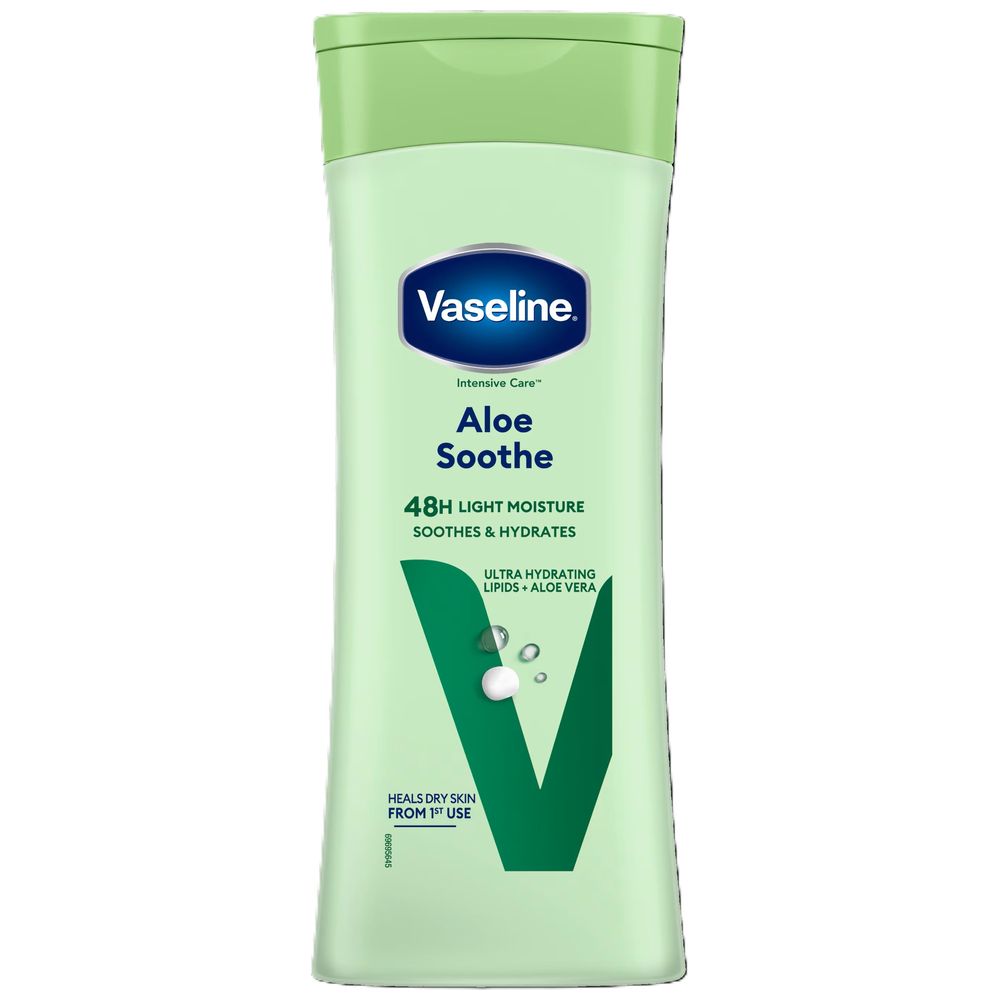 Vaseline Intensive Care Aloe Vera Body Lotion - Deeply moisturizes and soothes the skin, 200 ml