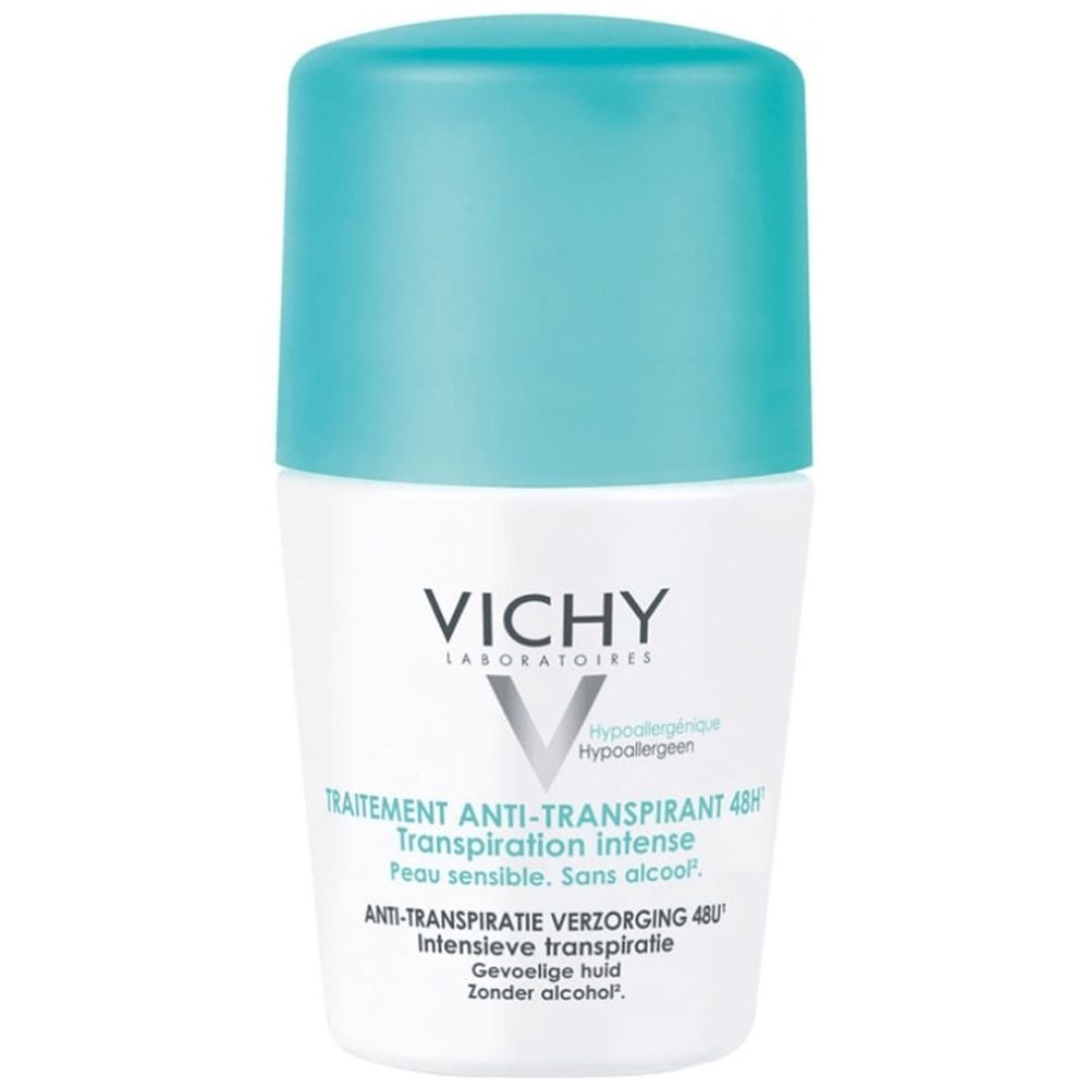 Intense Perspiration by Vichy for Unisex - Anti-Perspirant Roll-On, 50 ml