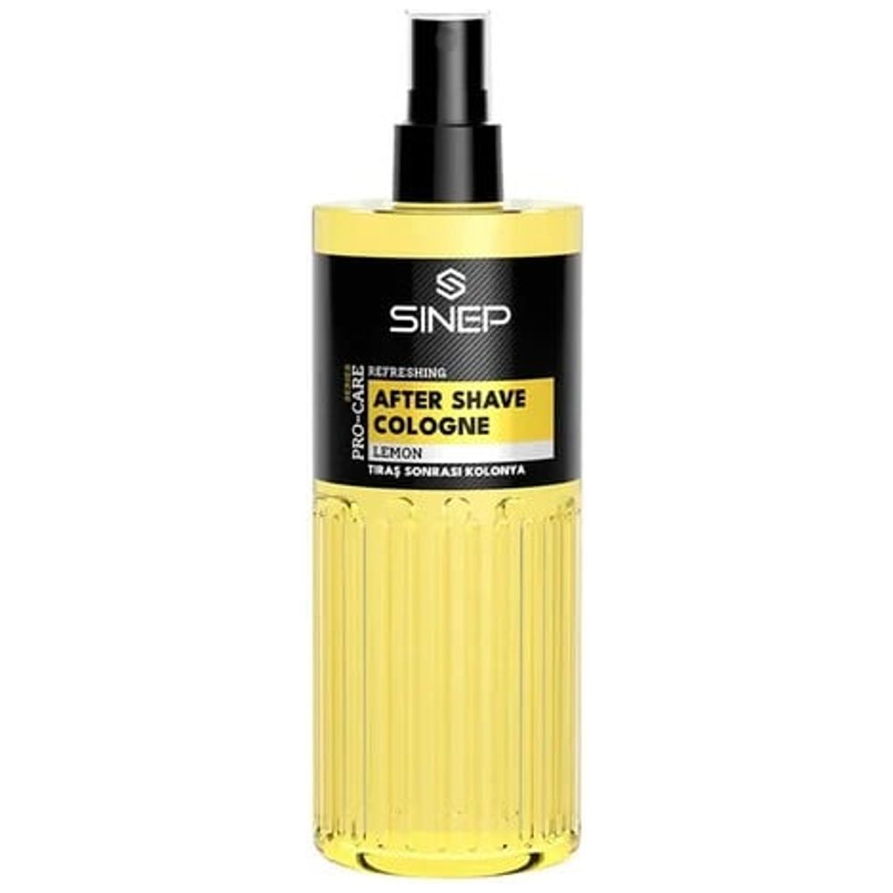 SINEP Lemon After Shave Cologne - soothes skin with a refreshing citrus scent, 400 ml