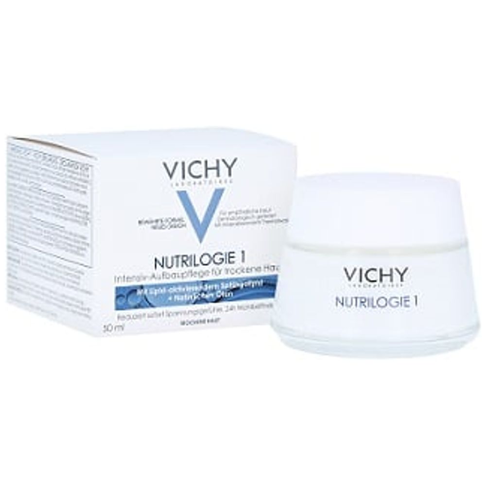Vichy Nutrilogie 1 Moisturizing Cream for Dry Skin - Hydrates and nourishes dry skin, 50 ml