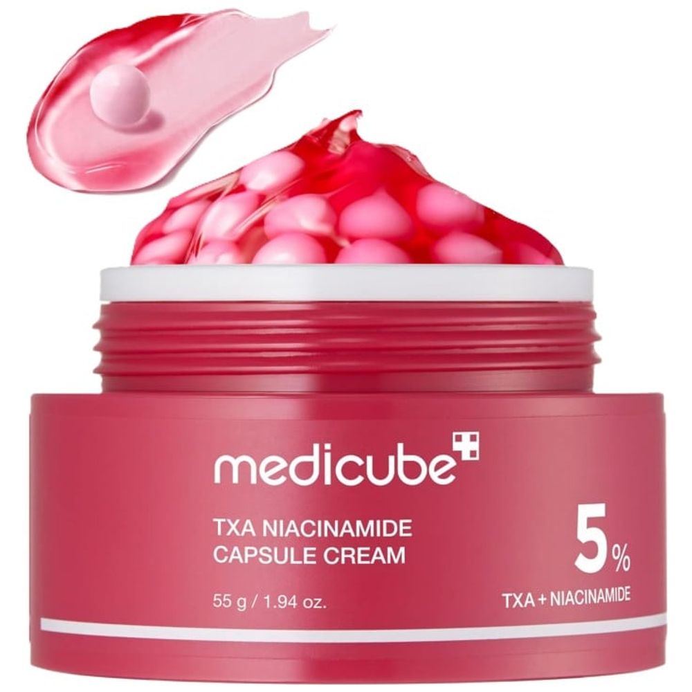 Medicube TXA Niacinamide Capsule Cream - Brightening and Hydrating Moisturizer, 55 g
