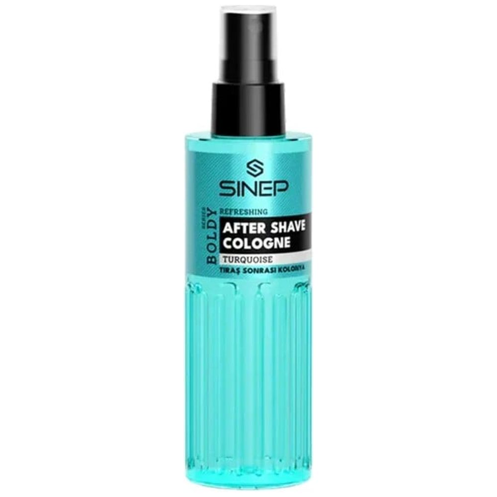 SINEP Boldy Turquoise After Shave Cologne - refreshing marine scent for after shave, 150 ml