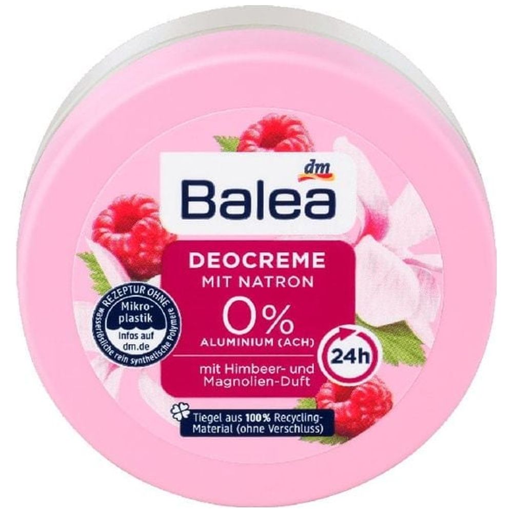 Balea Balea Baking Soda Deodorant Cream - Provides long-lasting protection against odor, 50 ml 50 ml