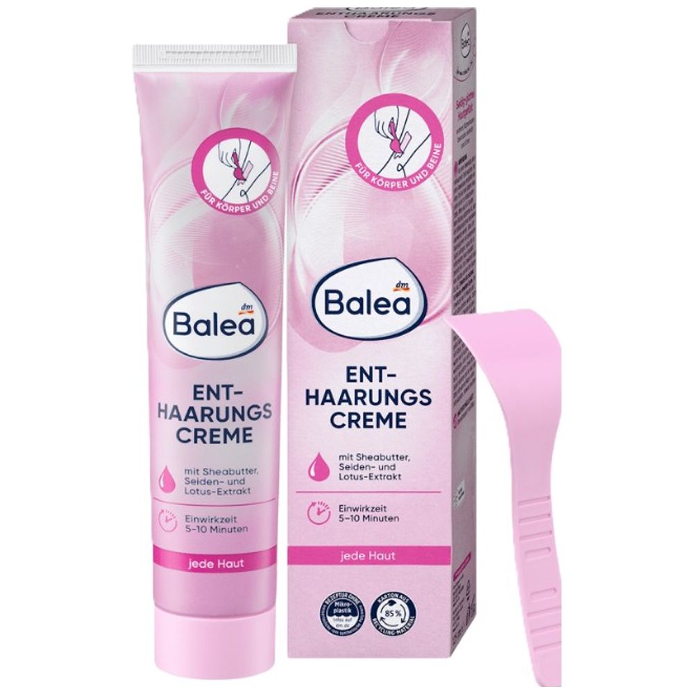 Balea Balea Hair Removal Cream - Gently removes unwanted hair and leaves skin smooth, 125 ml 125 ml