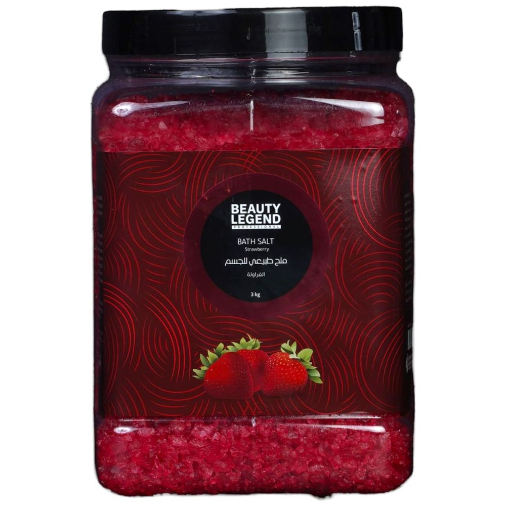 Beauty Legend Beauty Legend Strawberry Bath Salt - enhances care and removes dead skin cells, 3 kg 3 kg