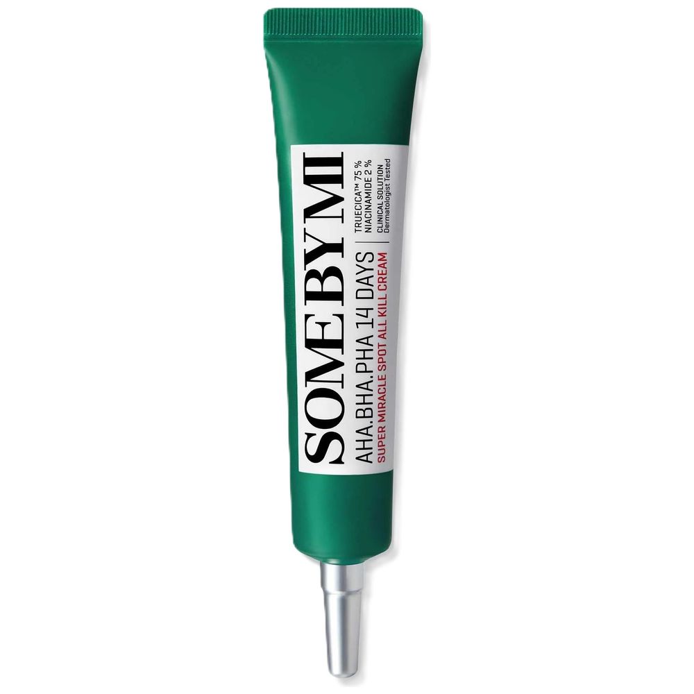 Some By Mi AHA BHA PHA 14 Days Super Miracle Cream - Soothes skin and gently exfoliates blemishes, 30 ml