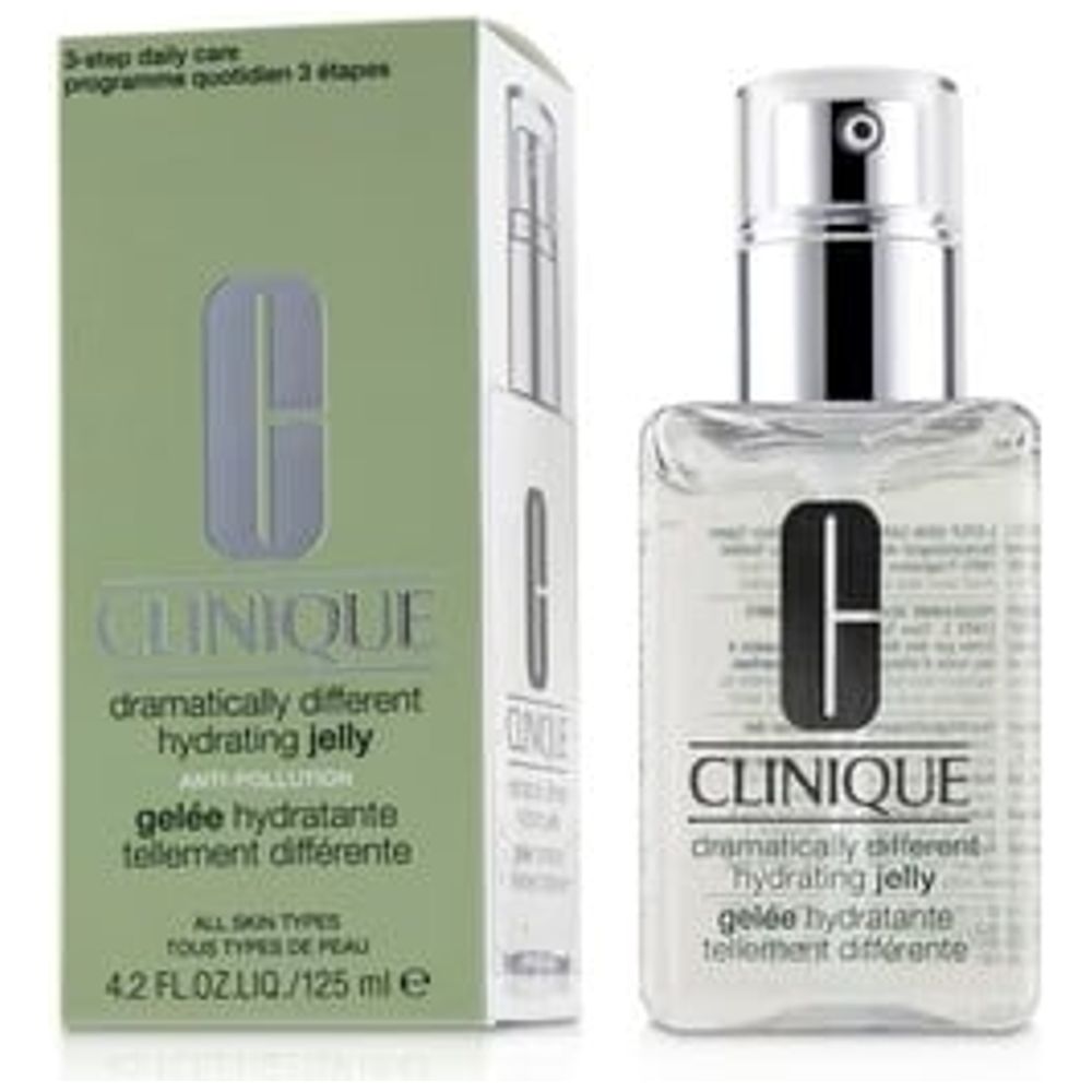 Clinique Dramatically Different Hydrating Jelly - Lightweight oil-free moisturizer that hydrates for 24 hours and protects skin from pollution, 125 ml