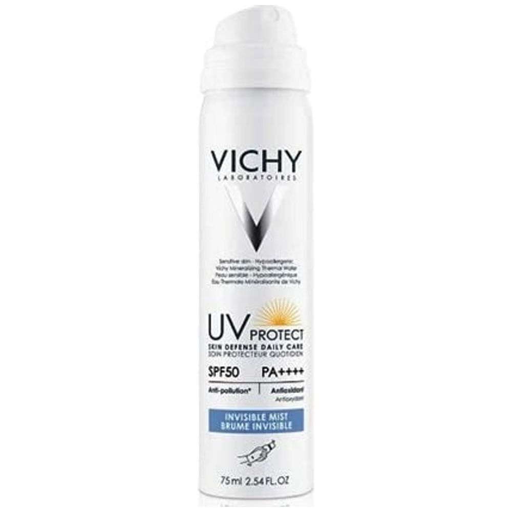 Vichy UV Protect Invisible Sunscreen Spray - High SPF 50 protection for the skin, 75 ml