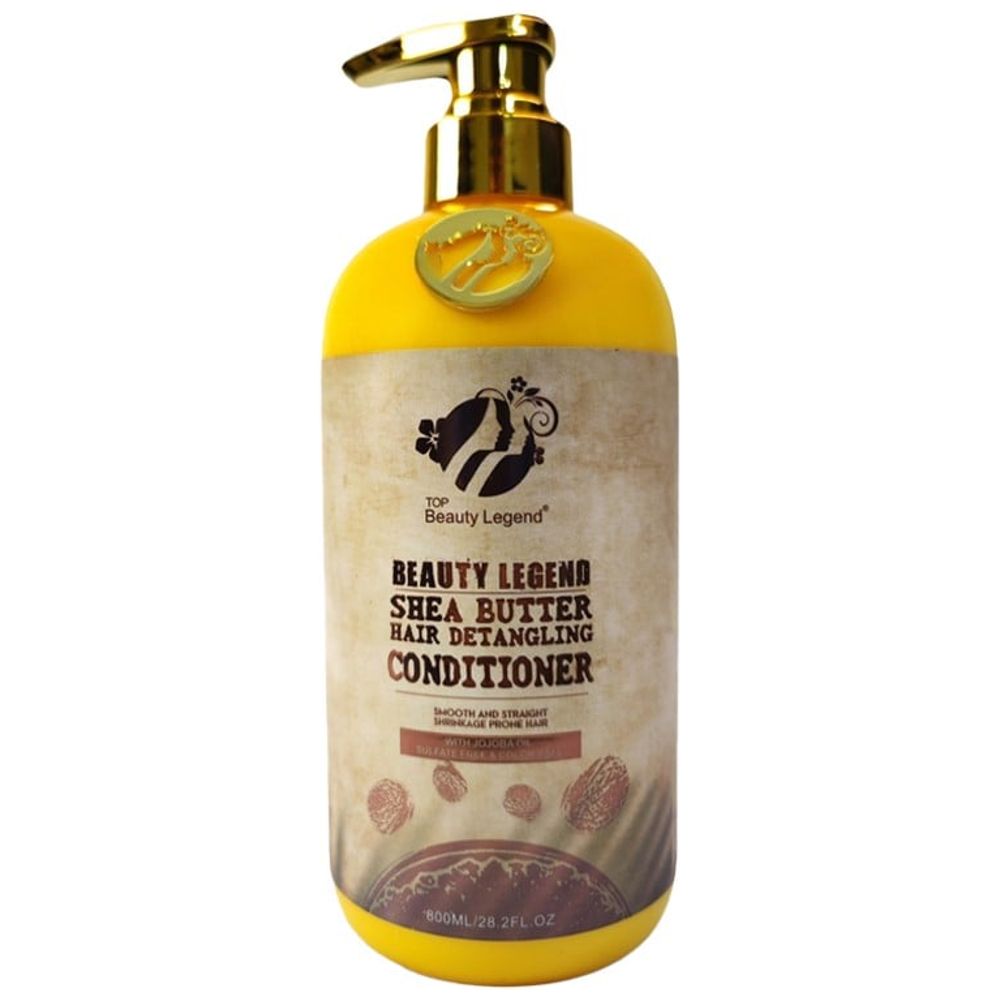 Beauty Legend Shea Butter Conditioner - Softens, Moisturizes, and Smooths Hair, 800 ml