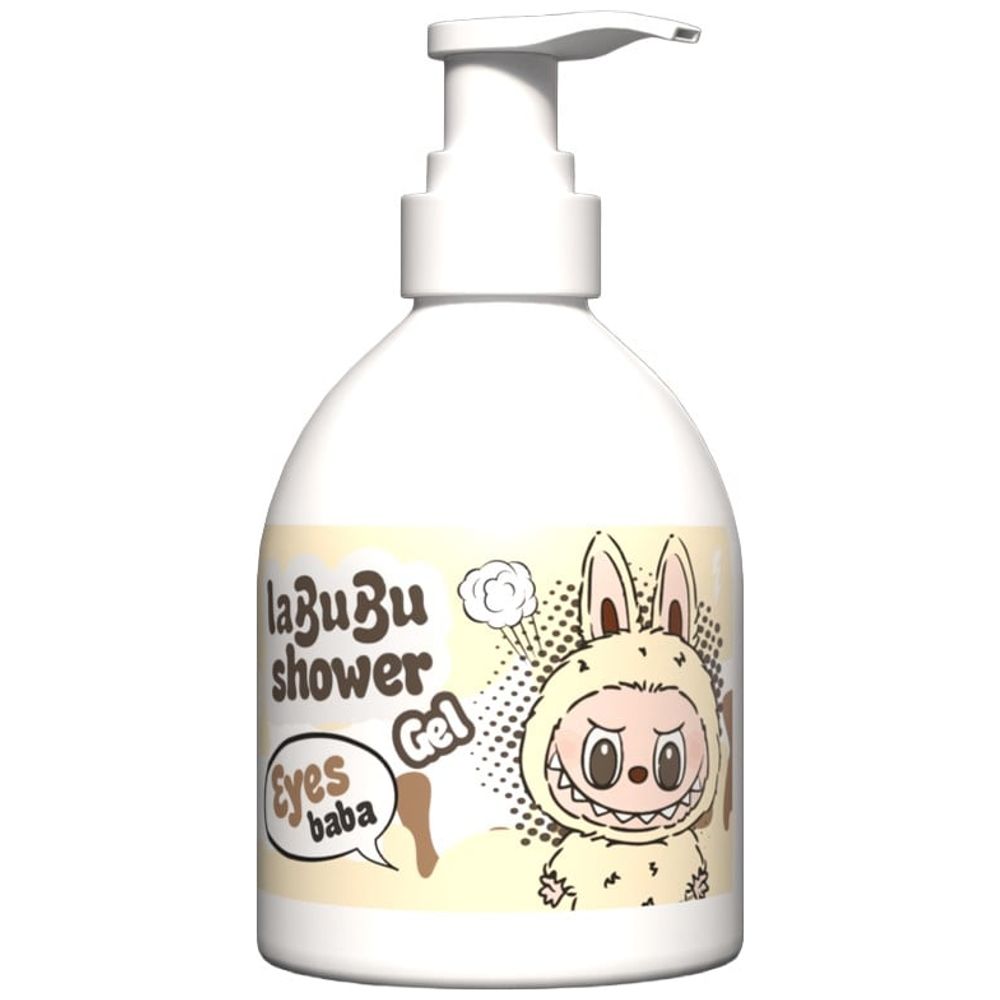Beauty Legend Labubu Eyes Baba Shower Gel - Cleanses the body of impurities and leaves your skin soft, Yellow