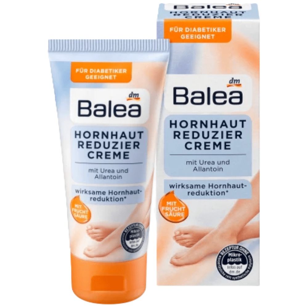 Balea Balea Foot Horn Reduction Cream - Moisturizes and softens skin with Urea, Allantoin, and Glycerin, 50 ml 50 ml
