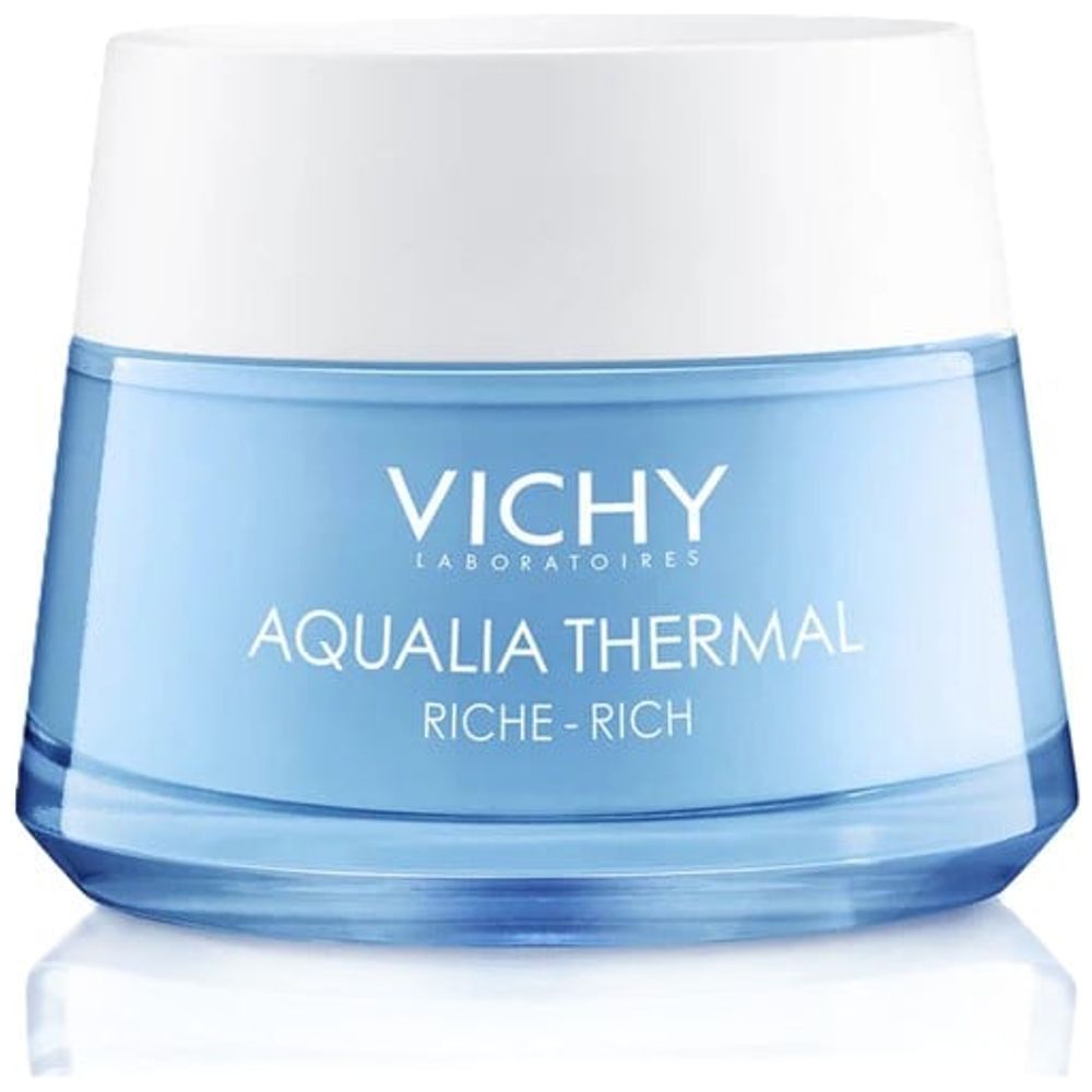 Vichy Aqualia Thermal Rich Moisturizing Cream - Deeply hydrates dry skin and leaves it soft, 50 ml