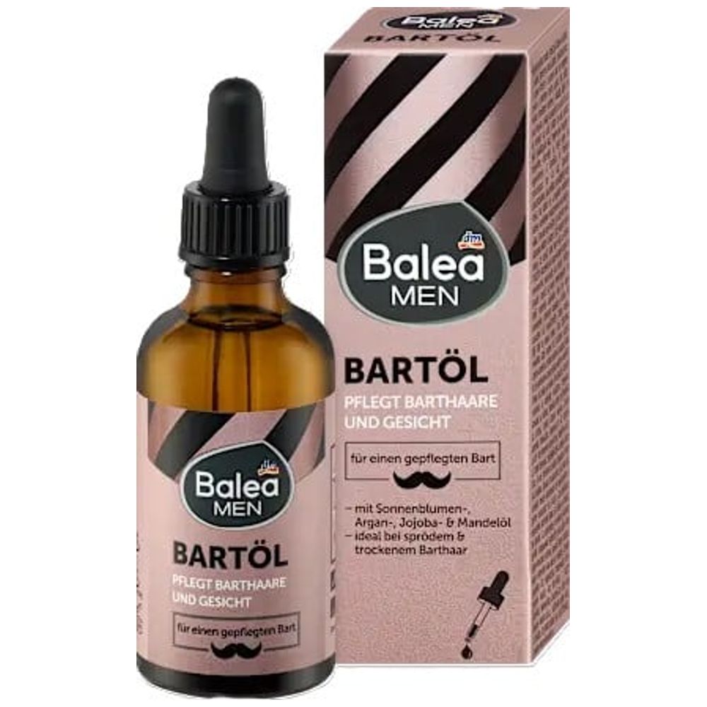 Balea Balea Men Beard Oil - Nourishes and softens beard while protecting facial skin, 50 ml 50 ml