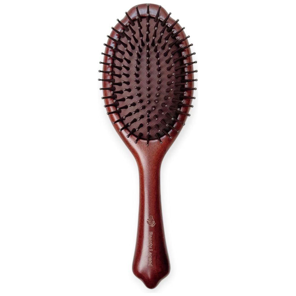 Beauty Legend Hair Brush - oval-shaped made of natural wood