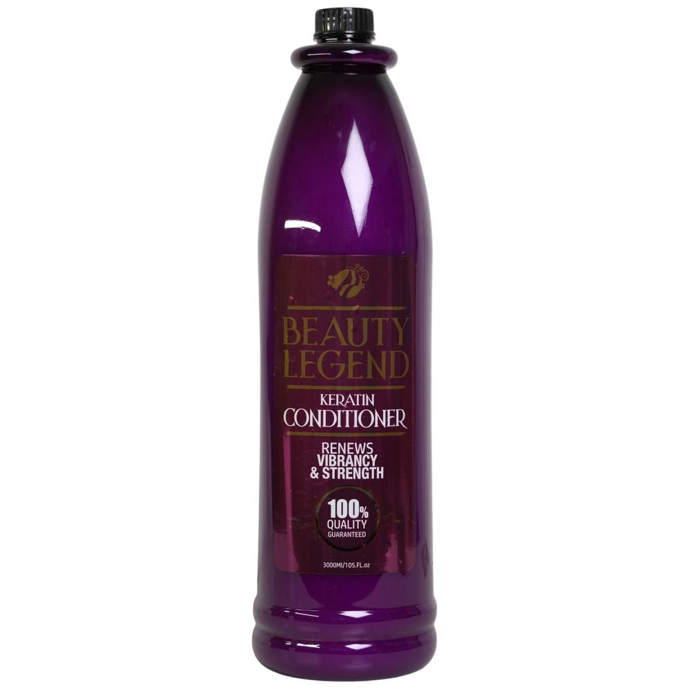 Beauty Legend Keratin Conditioner - Nourishes, Moisturizes, and Reduces Breakage & Tangling, 3000 ml