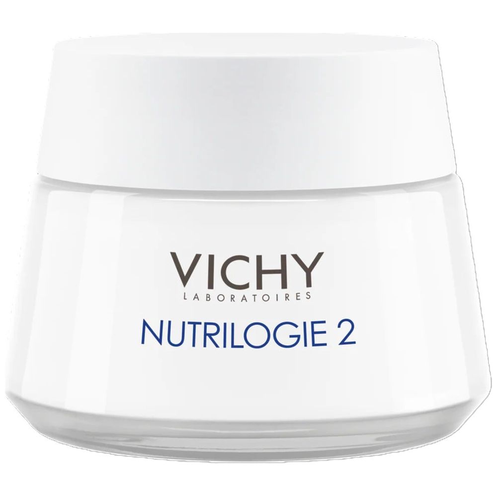 Vichy Nutrilogie 2 Moisturizing Cream for Very Dry Skin - Deeply hydrates and improves skin softness, 50 ml