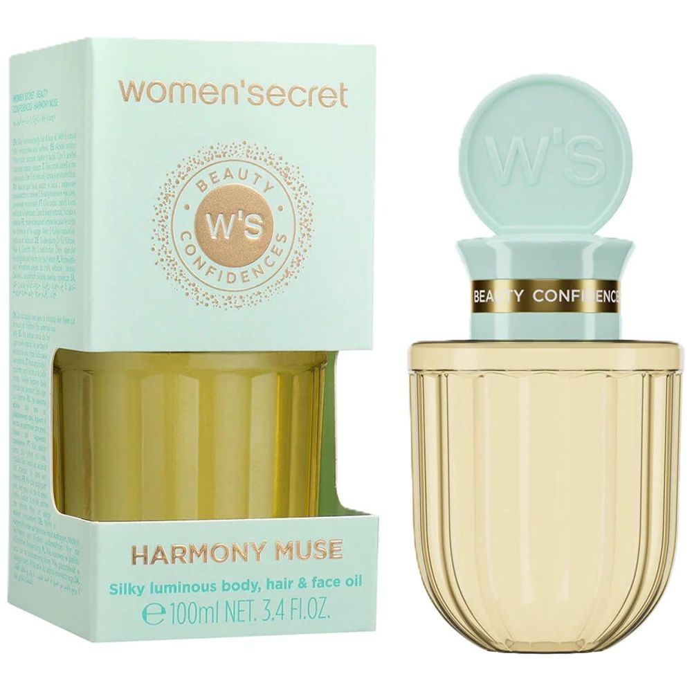 Women Secret Harmony Muse Hair & Face Oil - Nourishes and hydrates skin and hair, leaving them shiny, 100 ml