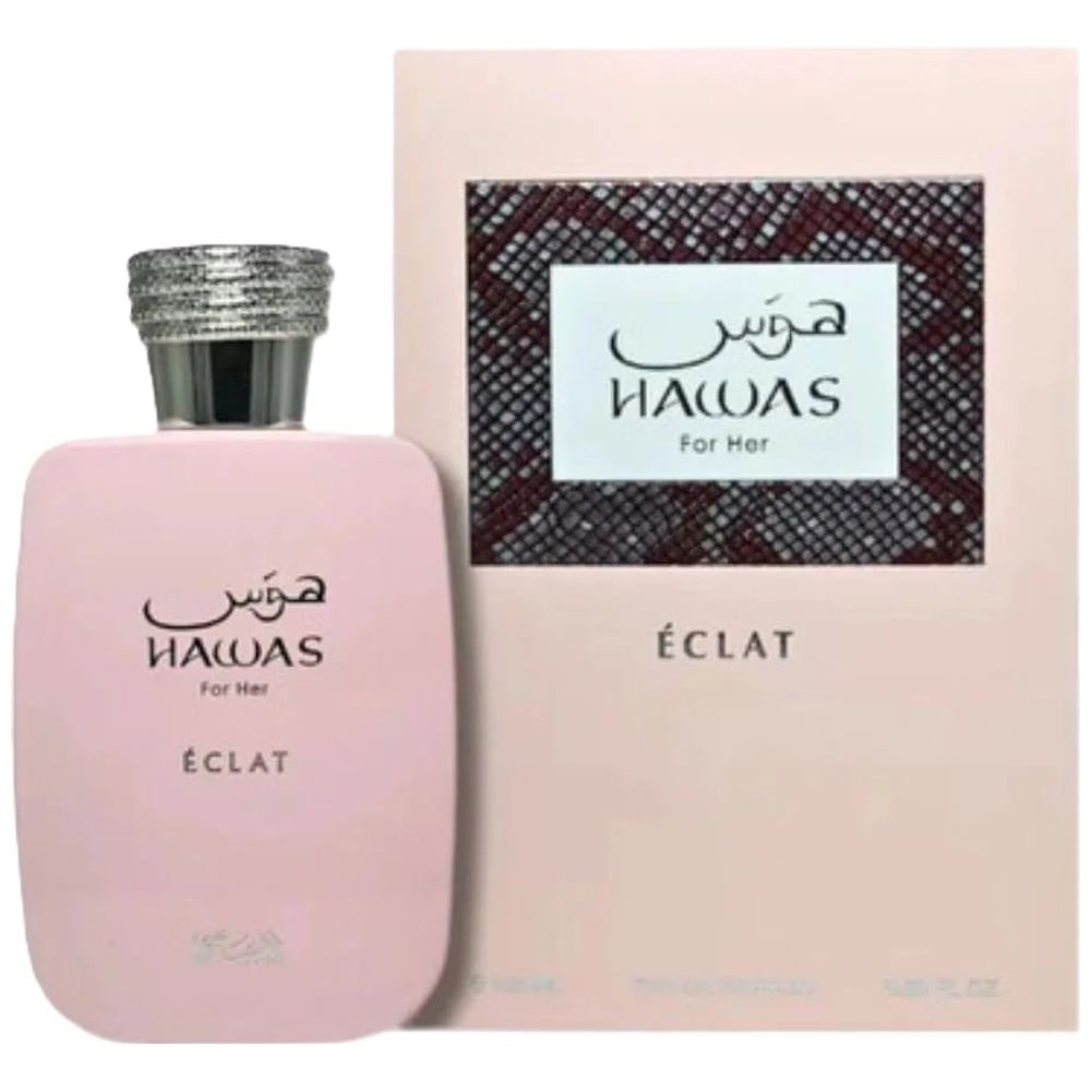 Hawas Eclat by Rasasi for Women - Eau de Parfum, 100 ml