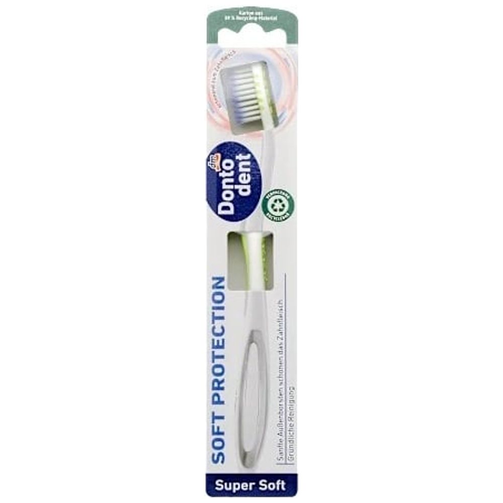 Dontodent Soft Protection Toothbrush - ultra soft bristles for gentle cleaning of sensitive teeth and gums