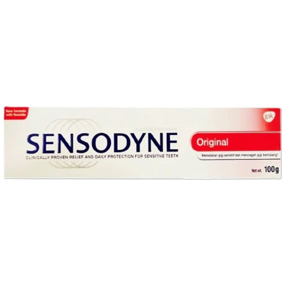 Sensodyne Original Toothpaste - يخفف حساسية الأسنان ويوفر حماية يومية فعالة، 100 g