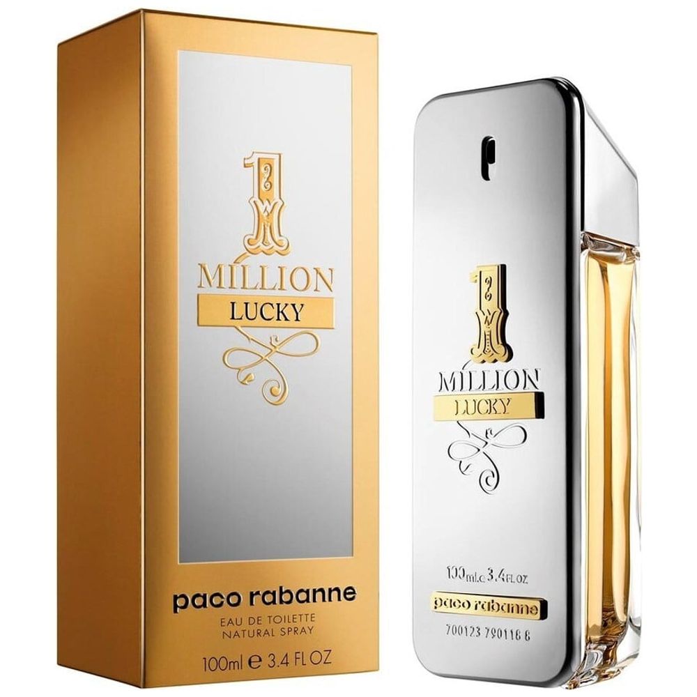 1 Million Lucky by Paco Rabanne for Men - Eau de Toilette, 100 ml