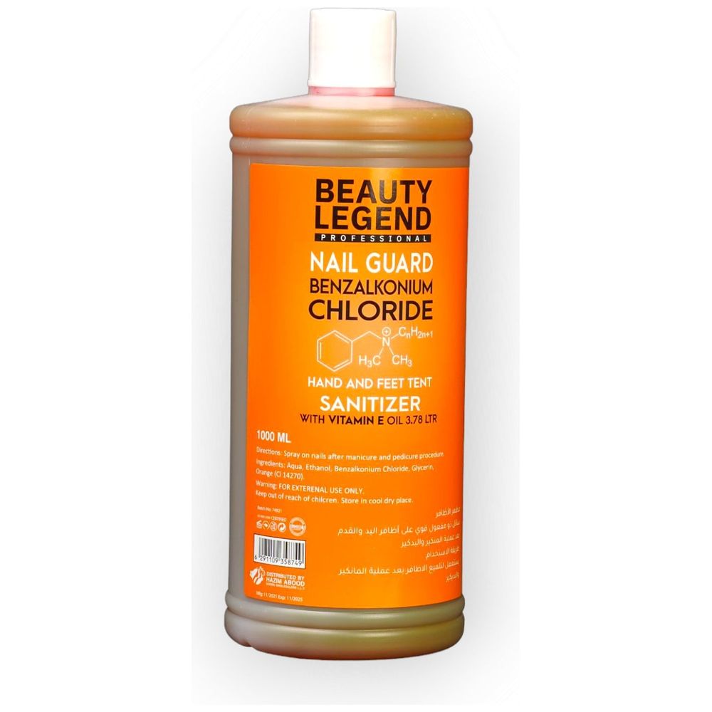 Beauty Legend Beauty Legend Nail Guard Sanitizer - Protects and sanitizes nails effectively, 1000 ml 1000 ml