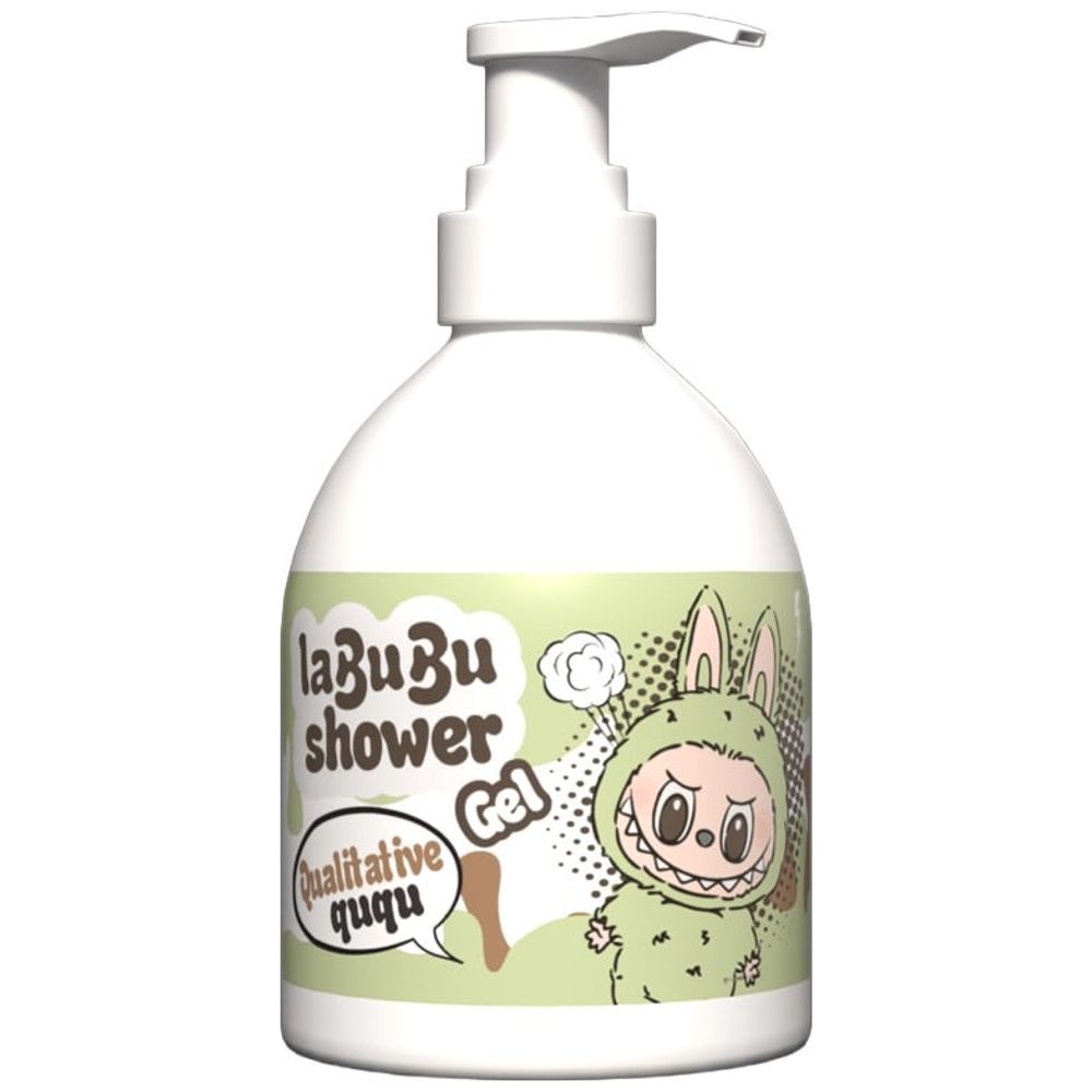 Beauty Legend Labubu Qualitative Ququ Shower Gel - Cleanses the body of impurities and leaves your skin soft, Green