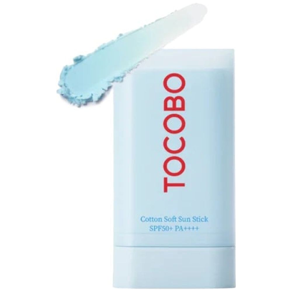 Tocobo Cotton Soft Sun Stick - SPF 50+ with matte finish, 19 g