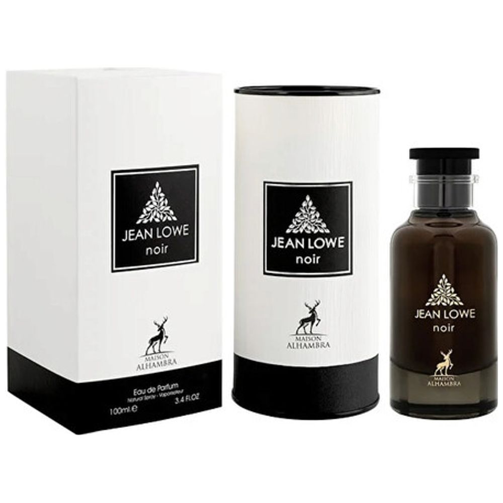 Jean Lou Noir by Maison Alhambra for Men - Eau de Parfum, 100 ml