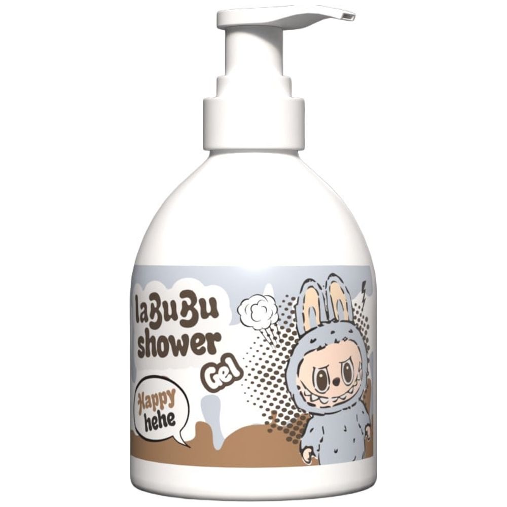 Beauty Legend Labubu Happy Hehe Shower Gel - Cleanses the body of impurities and leaves your skin soft, Blue