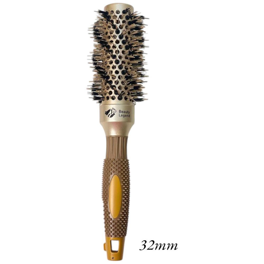 Beauty Legend Hair Brush - rotating design for ideal styling control - Gold, 32 mm