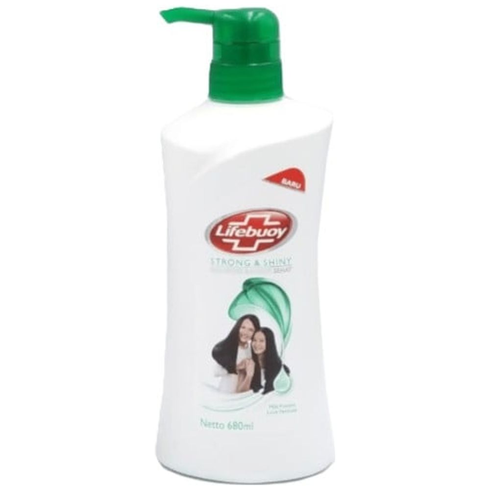 شامبو سترونج آند شاين من لايفبوي - يقوي الشعر ويضيف لمعانًا صحيًا، 680 مل